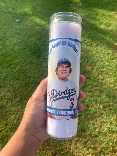 Fernando Valenzuela prayer candle