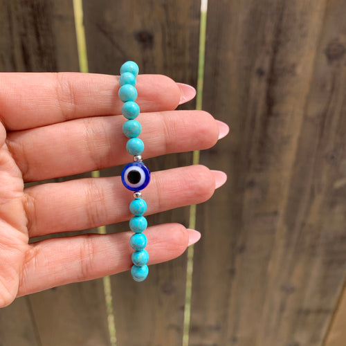 Evil eye (Howlite)