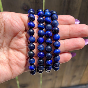 Blue tiger eye (dyed)
