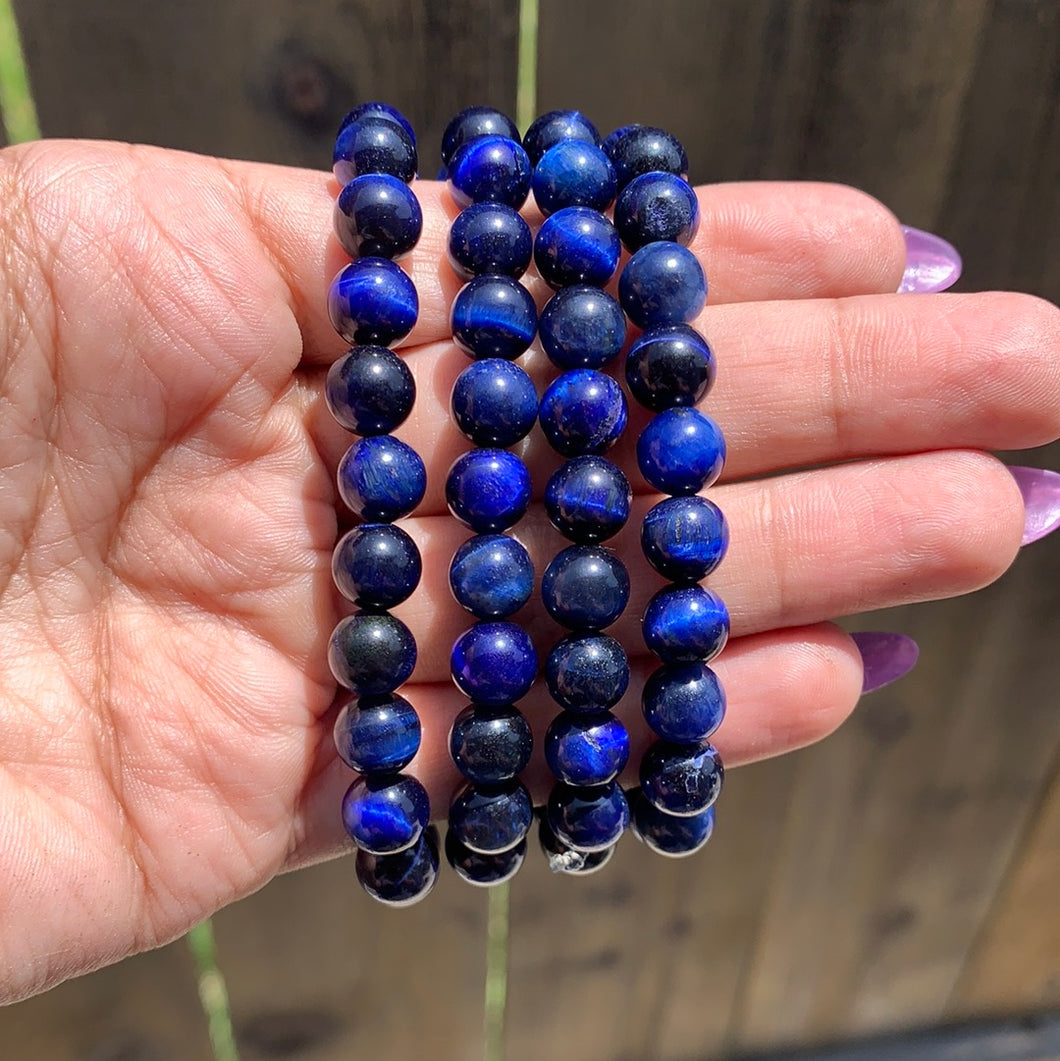 Blue tiger eye (dyed)